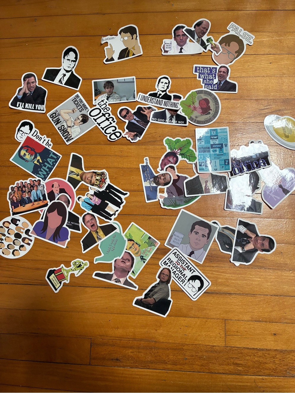 The Office Sticker Pack - Multi-Color Fan Set